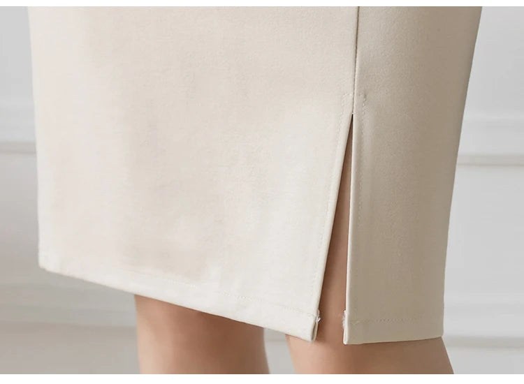 Oversized Pencil Black Skirts Women 2025 Korean Fashion Clothing Elegant High Wiast Bodycon Skirt Sexy Office Midi Mujer Faldas