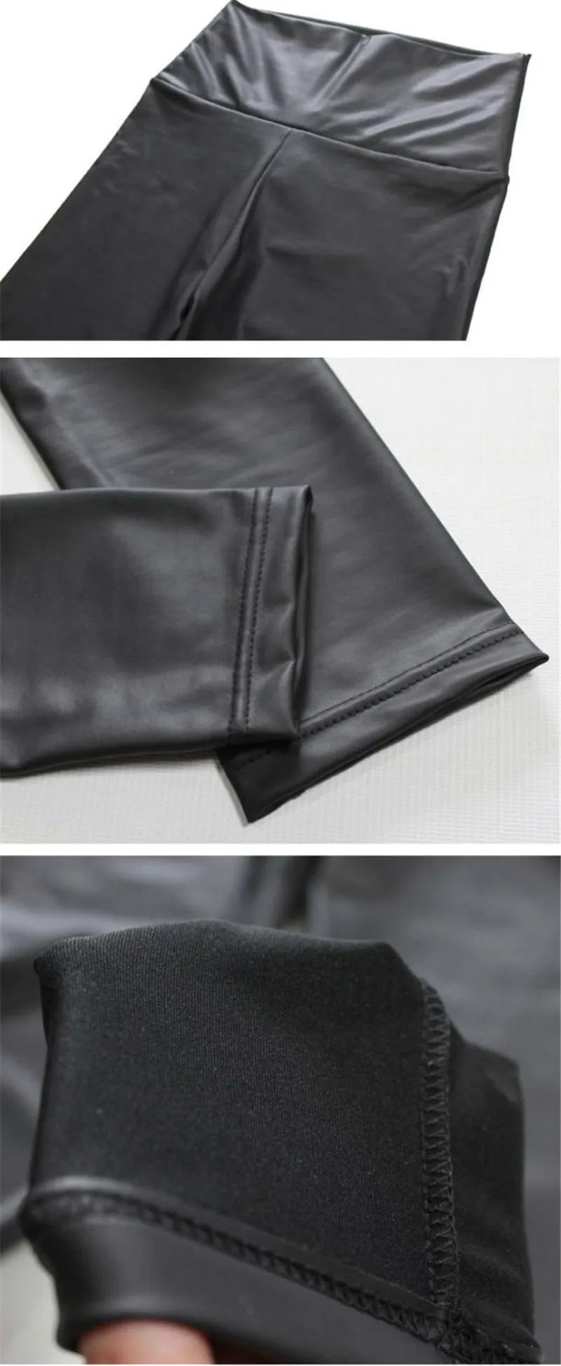 ,PU Leather Yoga Pants