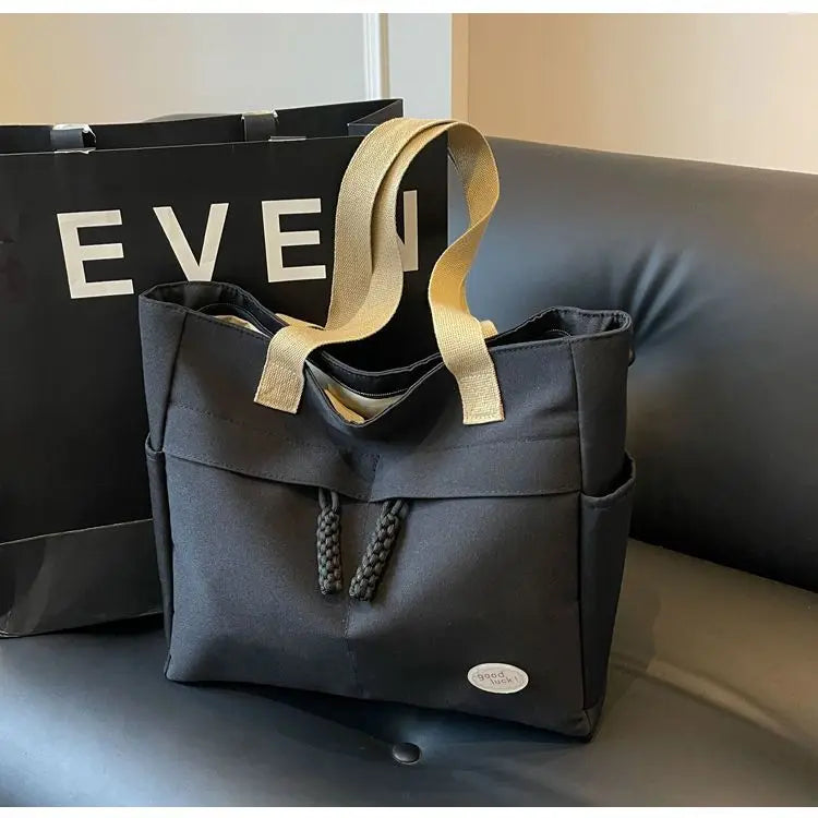 Tote Bags Japanese City Tote Bag Large Fashion College Female Shoulder University Designer Oxford Women Shopping Korean Popular