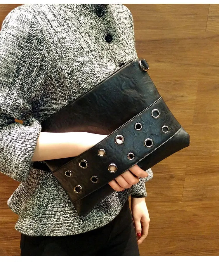 Day Clutches Bags for women Shoulder Bags PU Leather Crossbody Bags Ladies Envelope Evening Party Bags clutch purse black bolsa