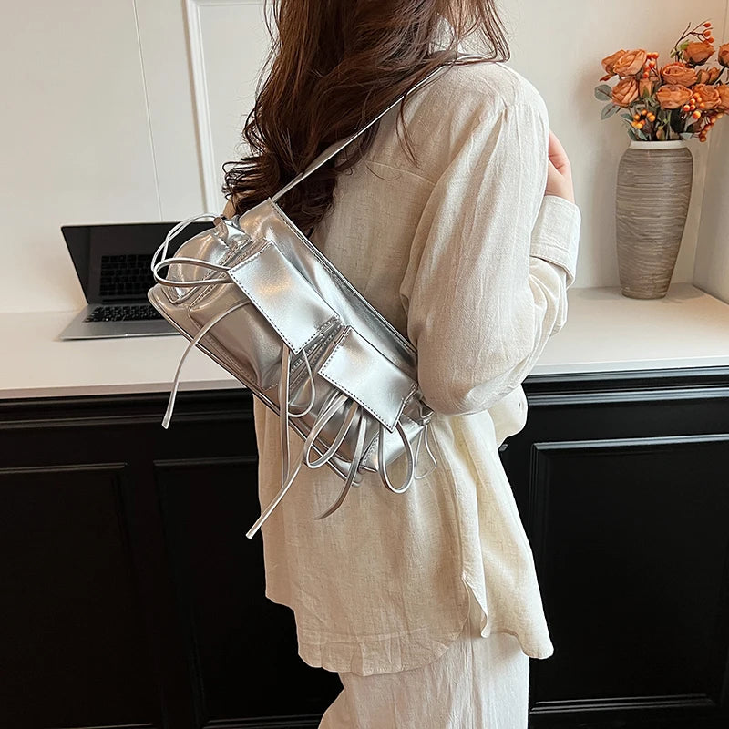 L PU Leather Shoulder Bag