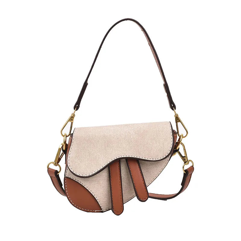 New Children's Mini Crossbody Bag Fashion Classic Saddle Bag Versatile Casual Girl's Shoulder Bag