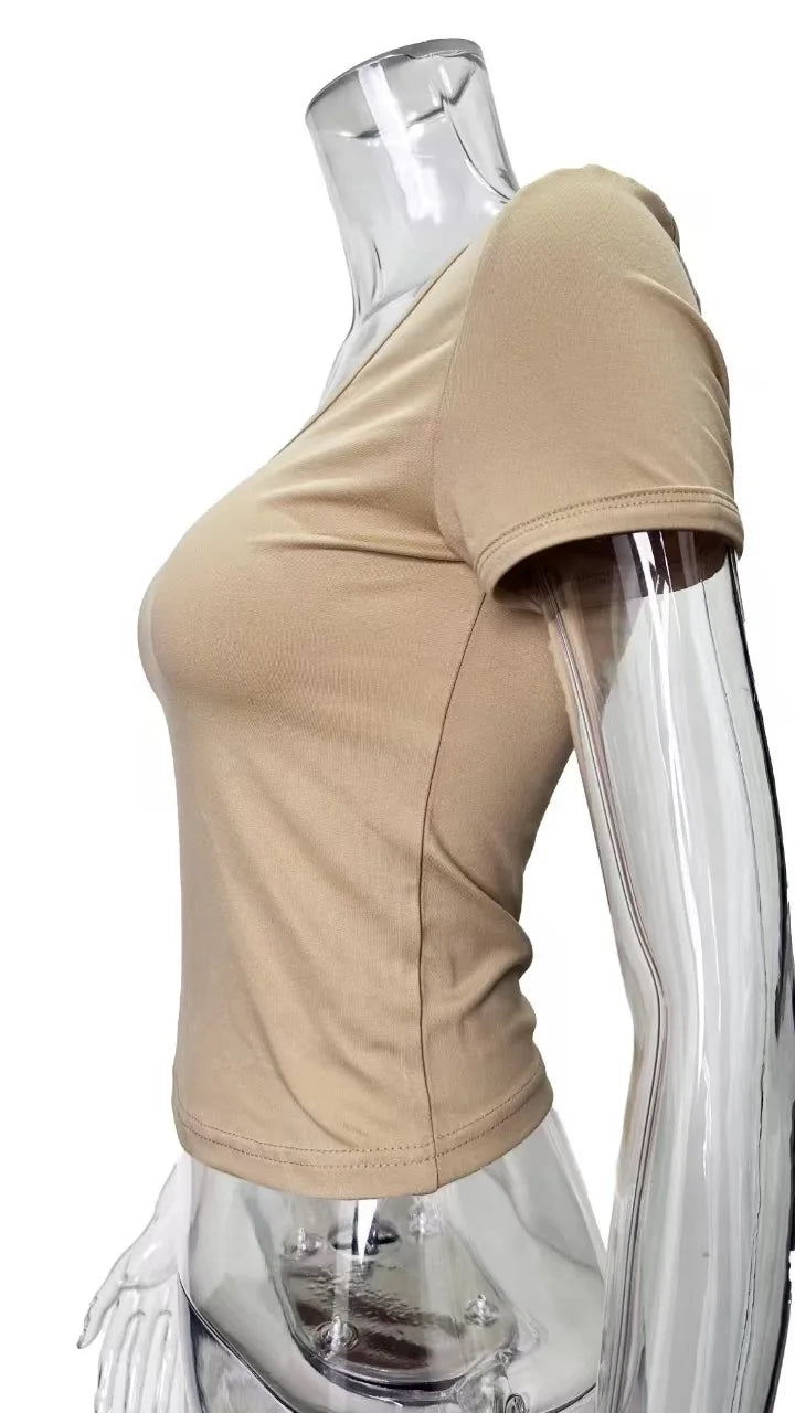 Women's T-shirt Top Summer Slim Fashion Short Sleeve Tshirt For Women Funny T Shirts Shirts Y2k Tops Camisetas De Manga Corta