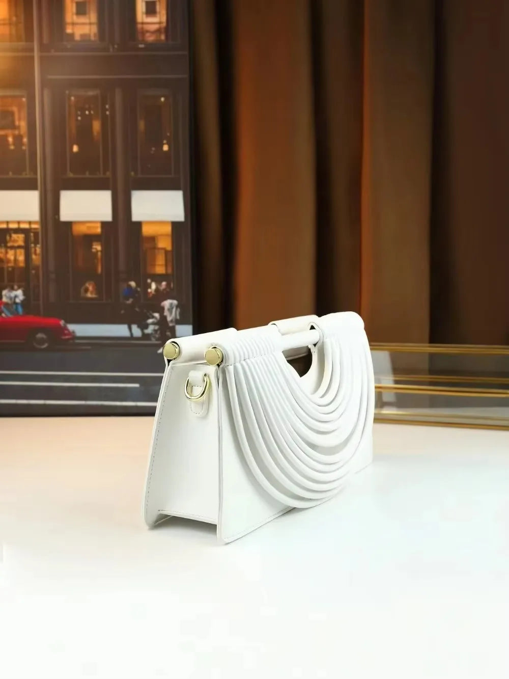 Hand-woven 2025 New Fashion Handbag, Clutch Bag, Niche Design, High-end Single-shoulder Crossbody Bag