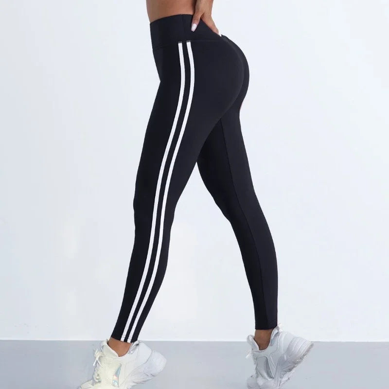 Striped Gym Leggings