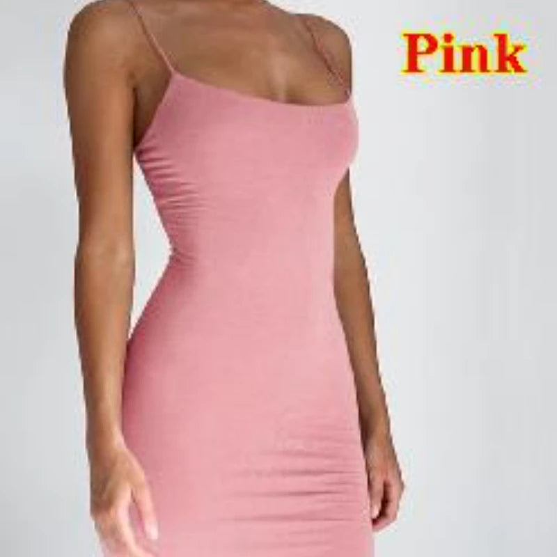 Spaghetti Strap Beach Dress