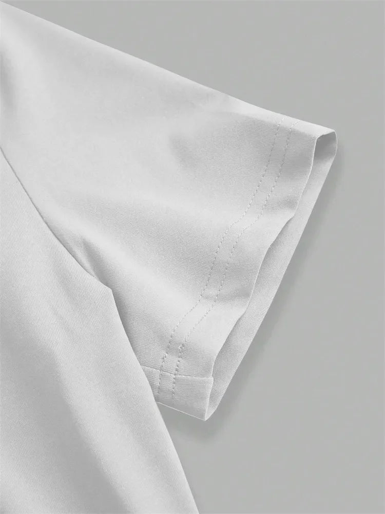 Solid Basic Short Sleeve Bodysuit for Women Summer Round Neck Bodycon Romper Bodysuit Blouse Streetwear