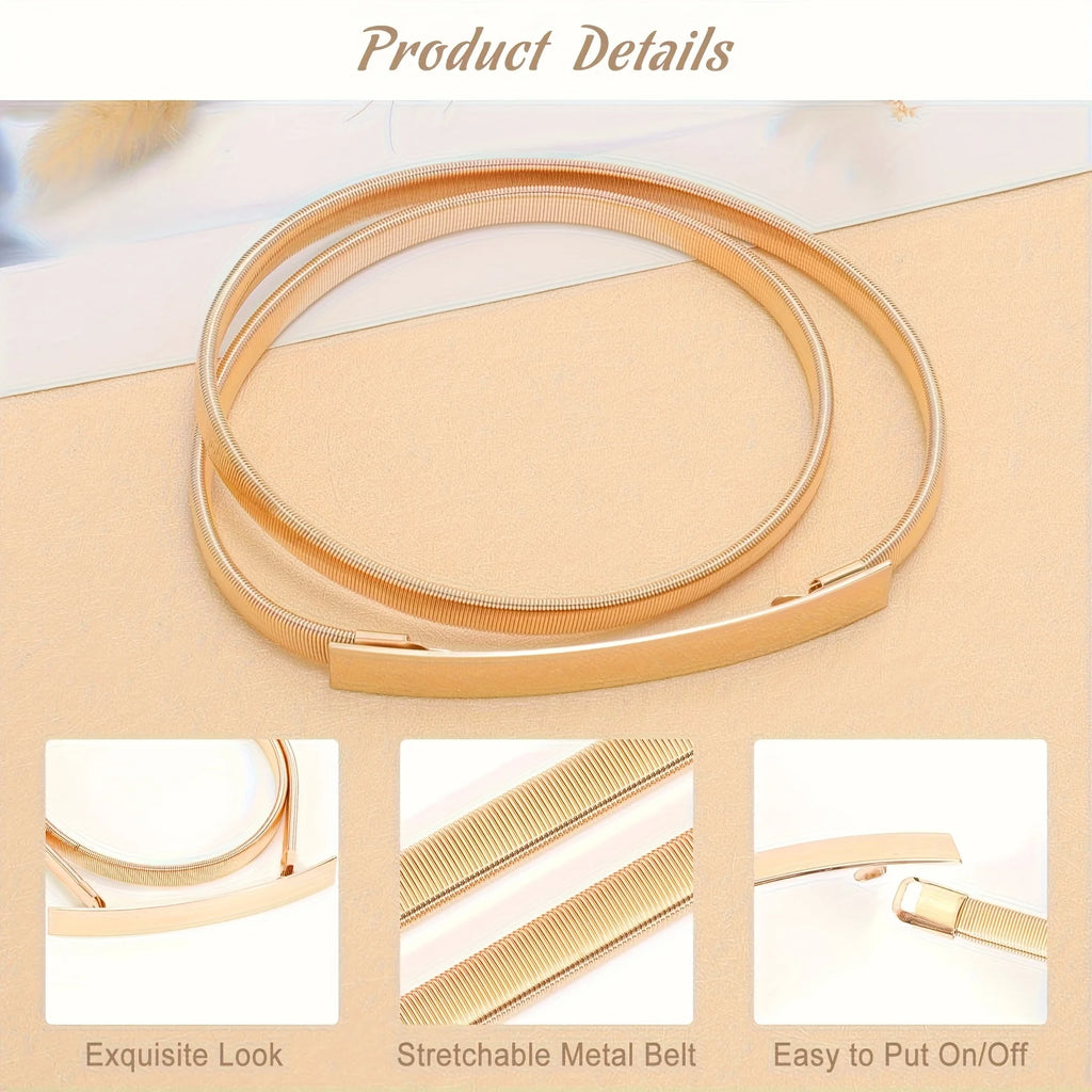 Women's Trendy Belt With A Simple And Stylish Design, Perfect For Pairing With Dresses Or Pants To Create A Fashionable Look.