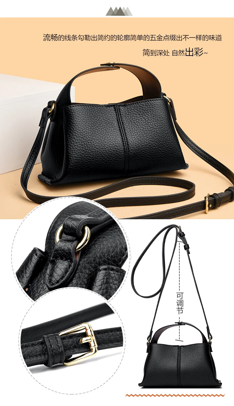 Zipper PU Crossbody Bags Ladies Bags on Sale 2023 High Quality Versatile Solid Purse Vintage High Capacity Bolsa Transversal