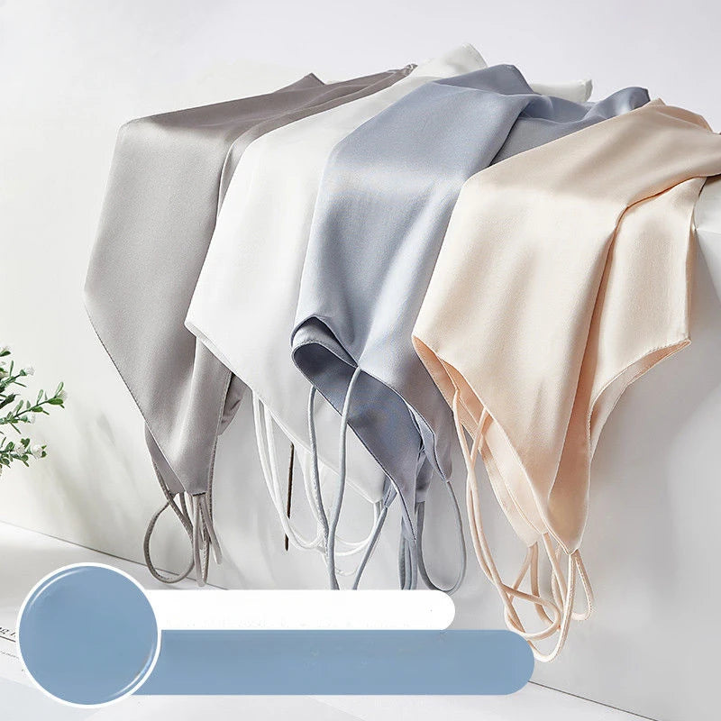 Spaghetti Strap Top Women Halter V Neck Basic White Cami Sleeveless Satin Silk 2025 Tank Tops Women'S Summer Camisole