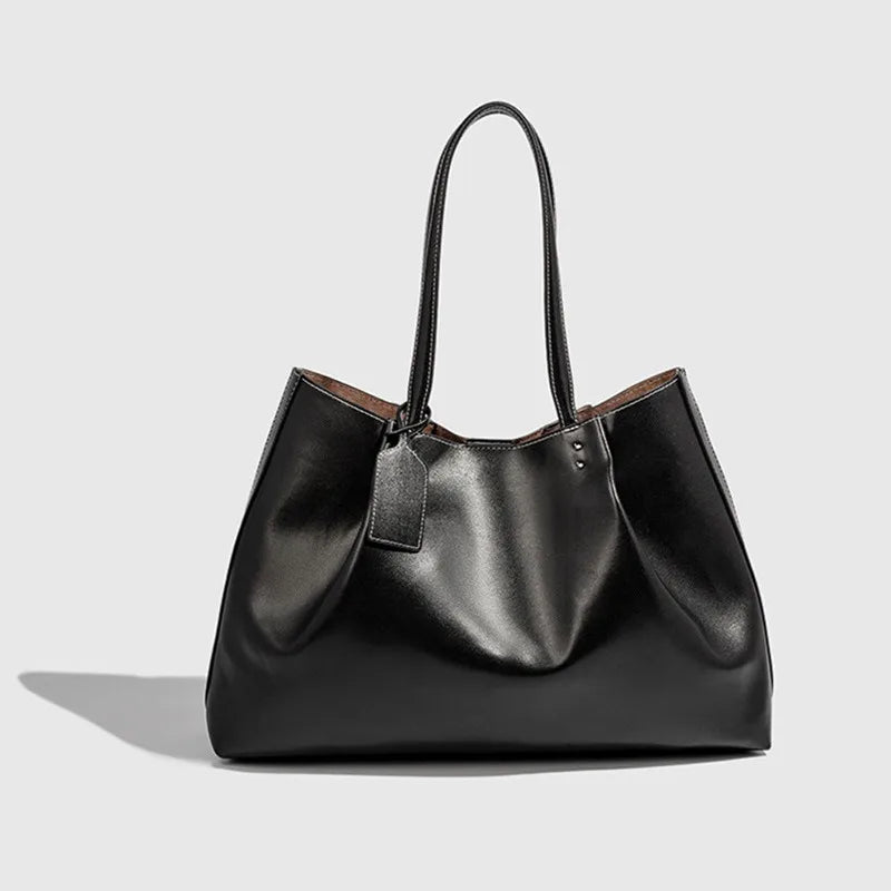 Tote Meal Bag PU Leather Large Capacity Designer Shoulder Bag 2026 New High Quality Crossbody Bags Versatile Practical