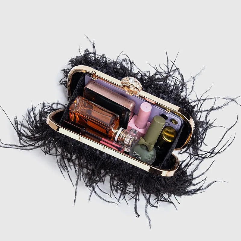 The Feather Clutch Bag