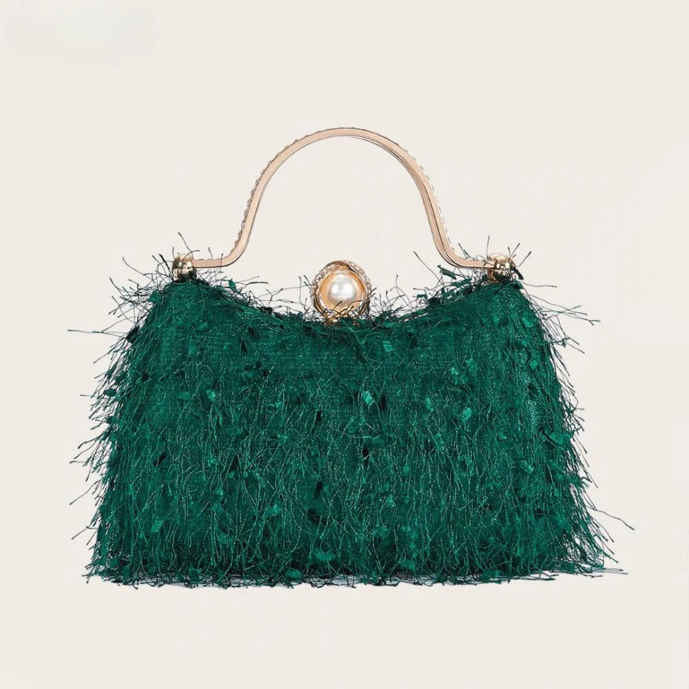 Nylon Tassel Handbag