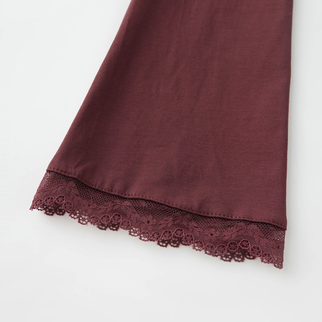 Women's Lace Trim Square Neck T Shirt Y2K Long Bell Sleeve Slim Fit Basic Crop Tops Blouse Fairy Aesthetic Tee Shirts Streetwear