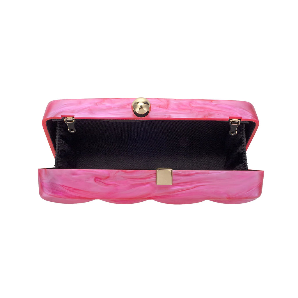 Luxury Evening Bag For Women Elegant Acrylic Hard Surface Ladies Clutch 5 Color Hangbag Party Wedding Shoulder Bags 2024 Fashion