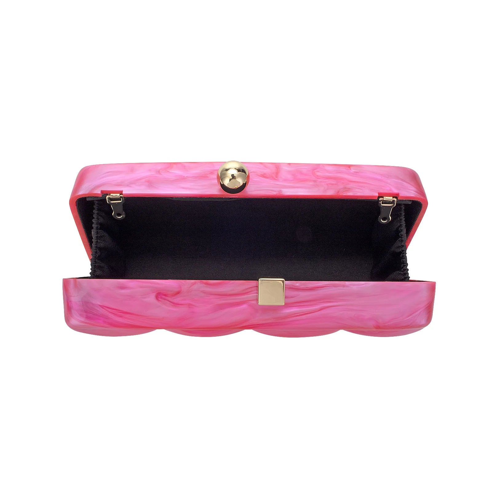 Luxury Evening Bag For Women Elegant Acrylic Hard Surface Ladies Clutch 5 Color Hangbag Party Wedding Shoulder Bags 2024 Fashion