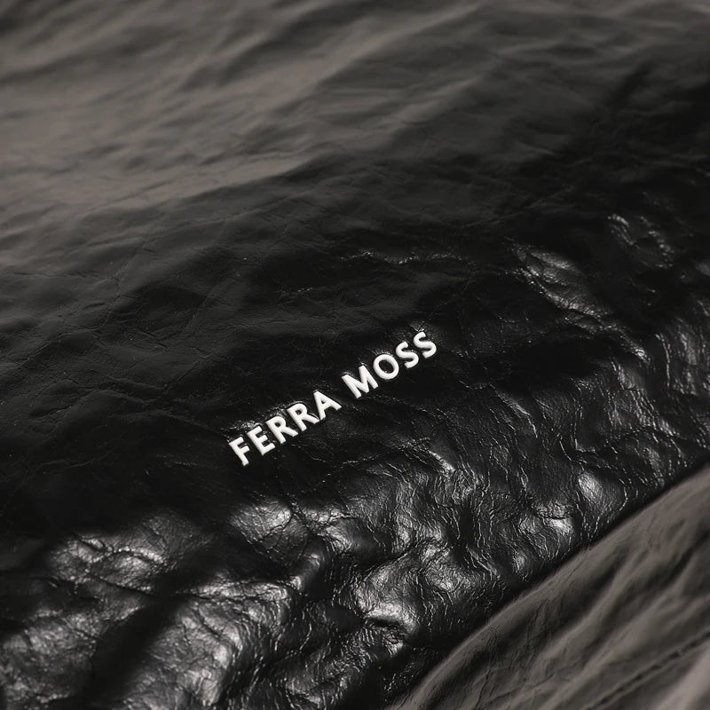 England Style Tote Bags For Women Luxury Designer Handbags Purses 2024 New In PU Oil Wax Skin Wrinkles Letter Underarm Shoulder