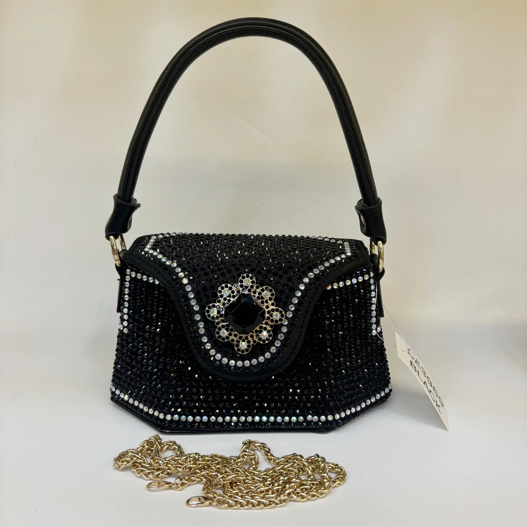 2025 Fashion Luxury Rhinestone Diamonds Shoulder Handbags For Women Thick Chain Crossbody Bag Ladies Handbag F5-823-5