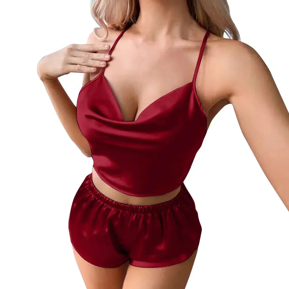 The Satin Cami Set