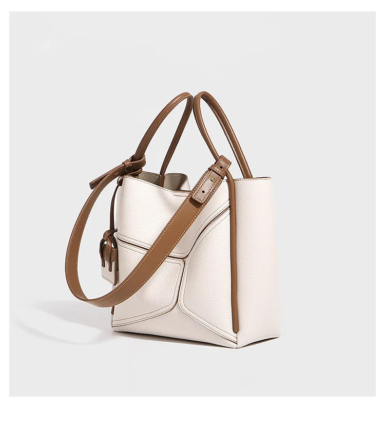 Tote bag autumn and winter new leather texture fashionable and versatile commuting large capacity large bag women's armpit bag