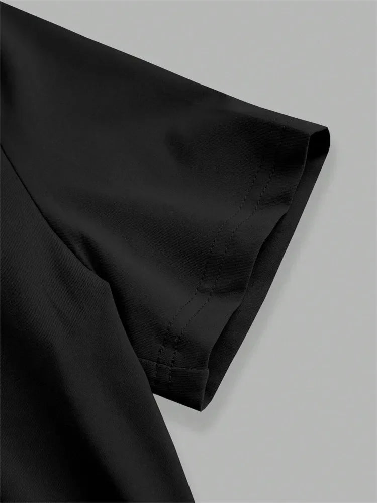 Solid Basic Short Sleeve Bodysuit for Women Summer Round Neck Bodycon Romper Bodysuit Blouse Streetwear