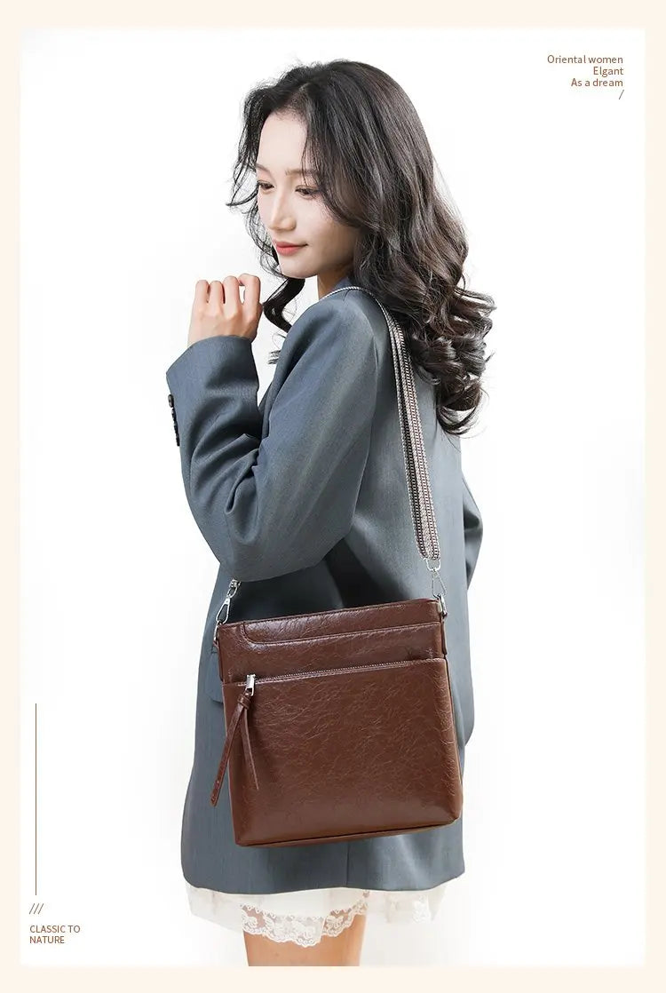 Women's Fashionable Tote Bag Made Of Fine Leather Featuring Magnetic Closure And Spacious Interior For Office Work Days