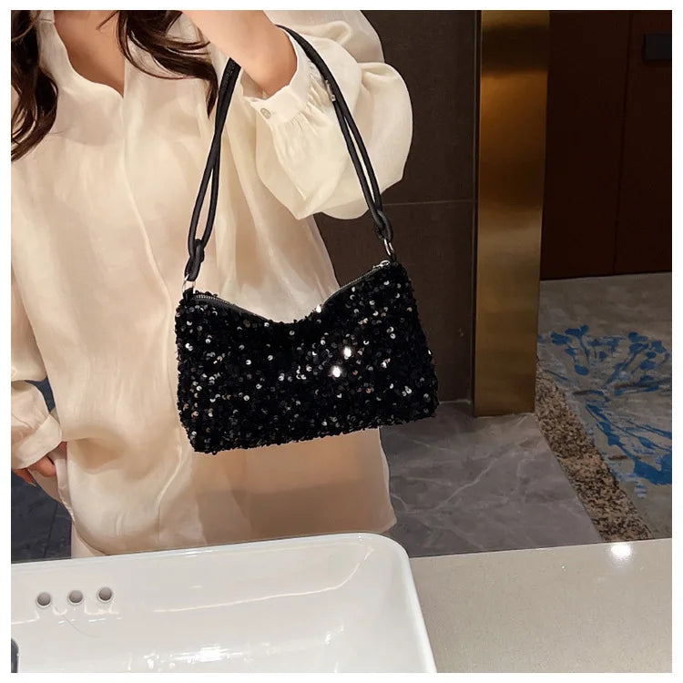 Hand Bag for Wedding Party Banquet Bag Clutch Bag Lady Sequin Luxury Party Evening Bag Fashion Wedding Bridal Dress Underarm Bag