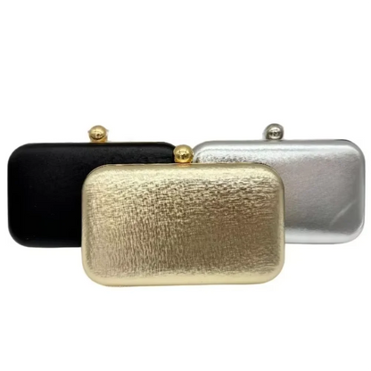 Evening Bags Vintage Metallic Box Bag Clutch Dinner Bag Crossbody Bag for Party Wedding Gathering