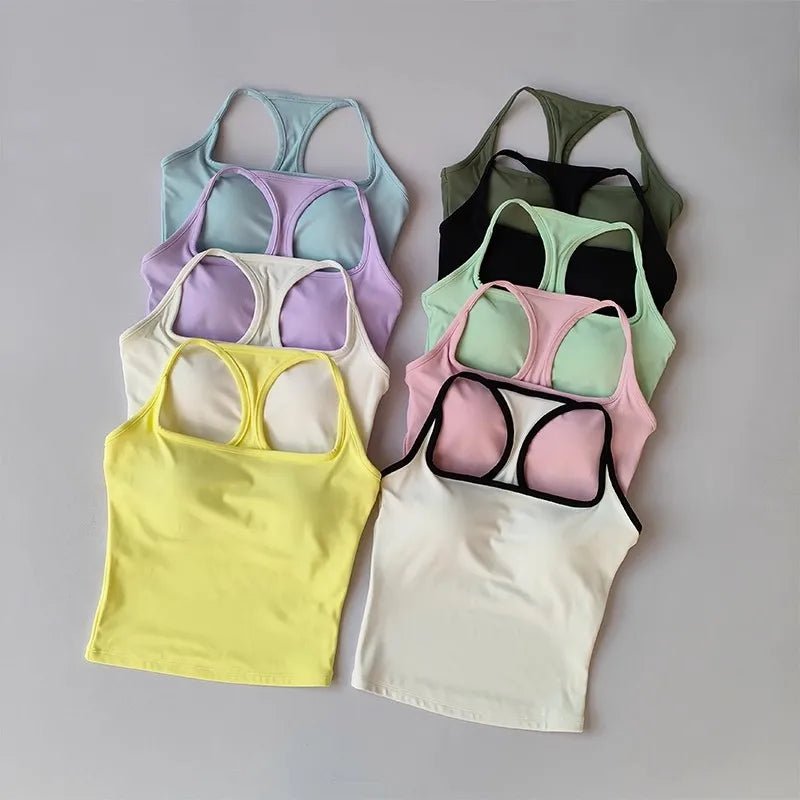 Push-Up Breathable Sports Tank