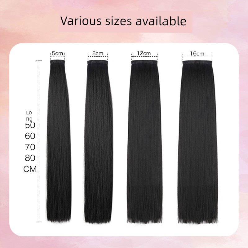 Han Dynasty Micro Oil Hair Pack Wig Set Additional Hair Volume Ancient Costume Style Winding Ring Vertical Ring Modeling Makeup Artist Special Straight Hair Piece
