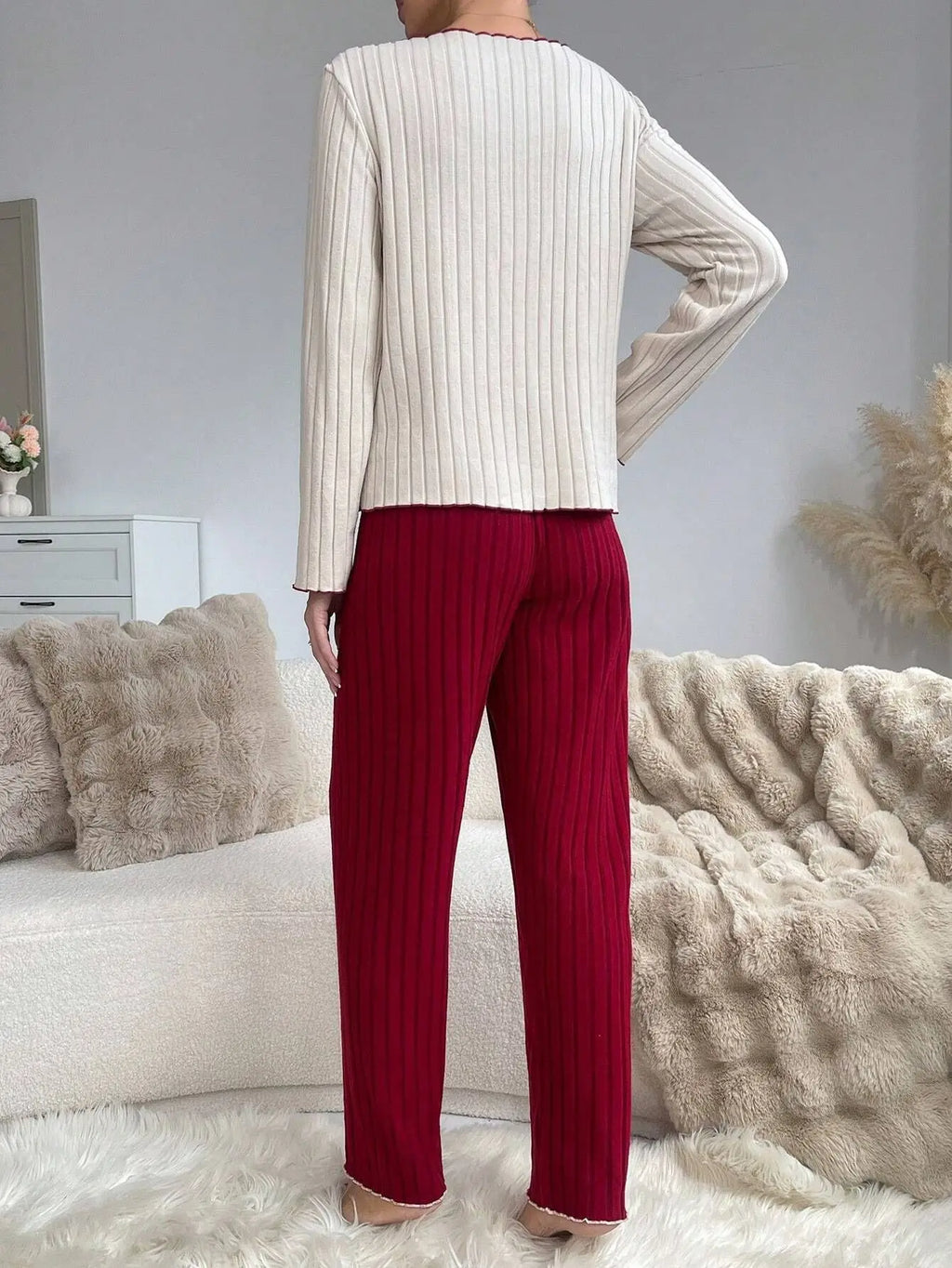 Hearts Lounge Pants Set