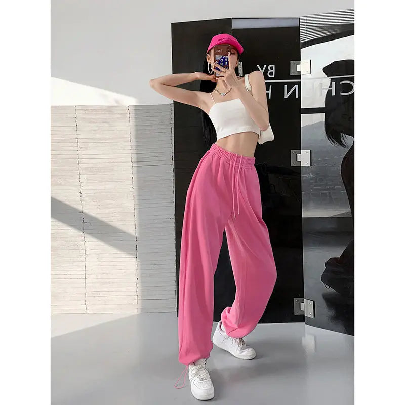 Joggers Women's Sweat Sports Pants 2025 Baggy Trendeez Casual Jogging Fashion Autumn Loose Trousers for Women Spring Sweatpants