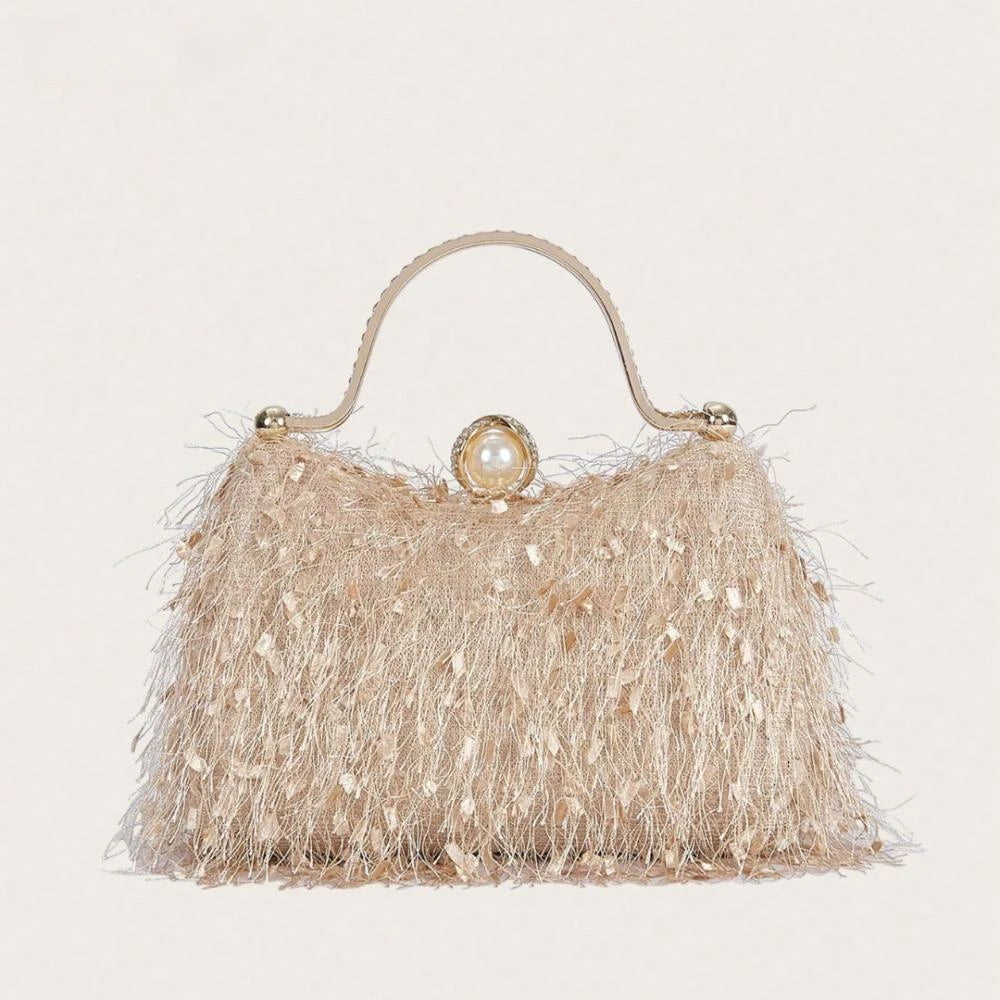 Nylon Tassel Handbag