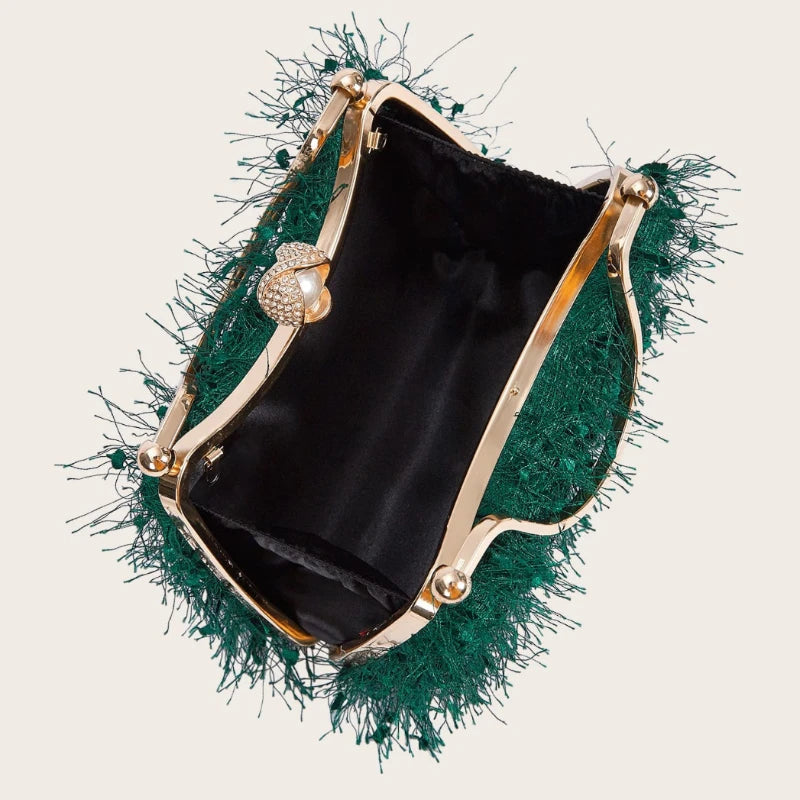 Nylon Tassel Handbag