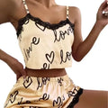 Print Pajama Short Set