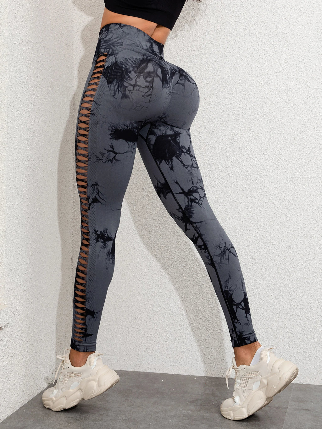 Hollow Out Gym Leggings