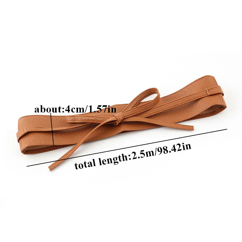 2023 New Designer Women Lace Up Belt New BowKnot Belts for Women Gold Silver Waistband Derss Belt