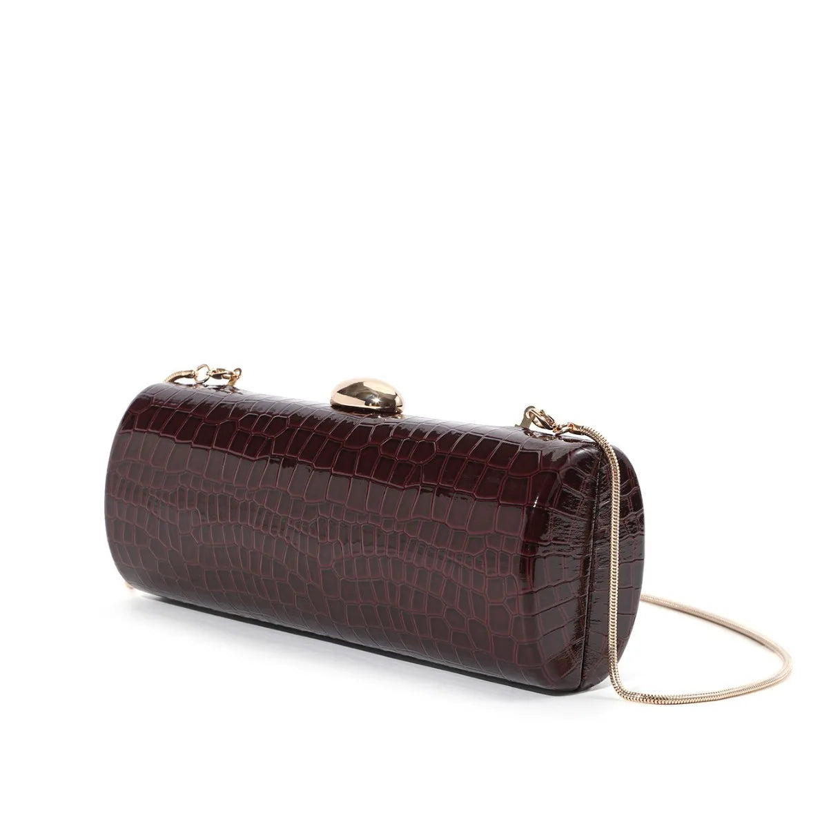 Evening Clutch Bag For Women Fashion Vintage Long Box Clutches Dress Party Lady Handbag Purse PU Leather Chain Shoulder Bag