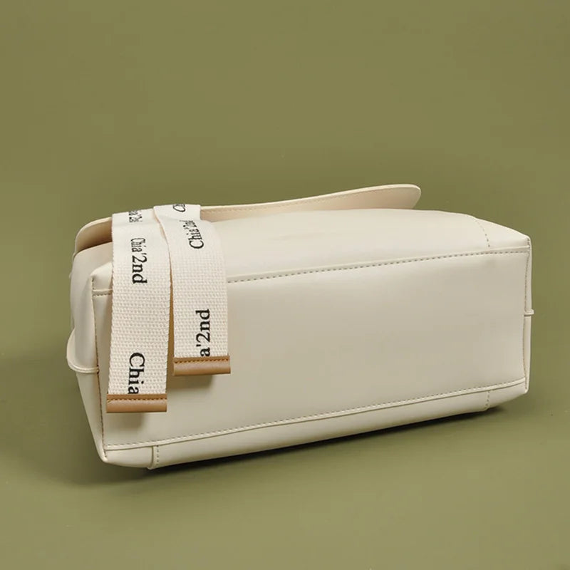 Tote Bag for Women 2024 PU Leather Purse and Handbag Lady Fashion Casual Solid Color Large Capacity Shoulder Bag