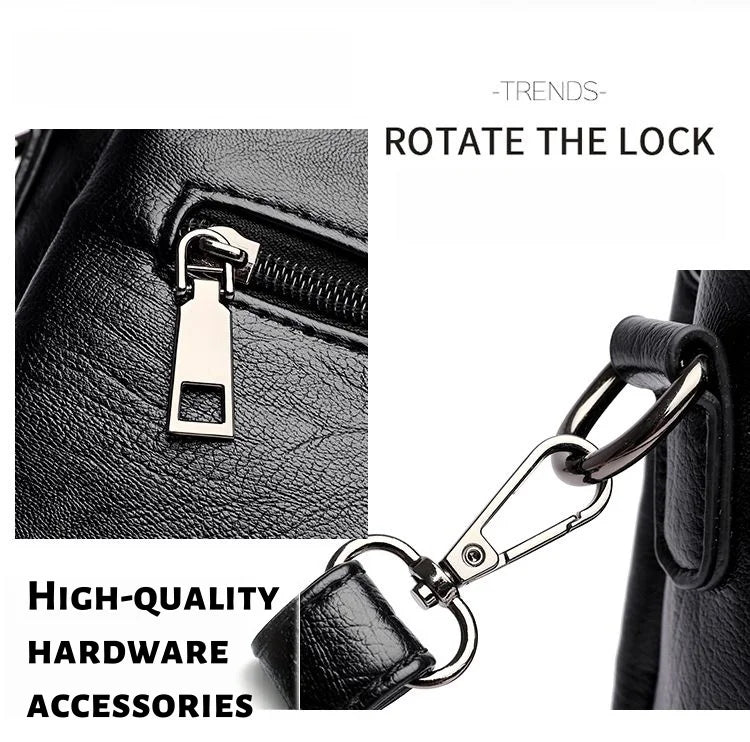 Pu crossbody bag with multi-pocket design, fashionable and versatile, suitable for daily outings as a shoulder bag