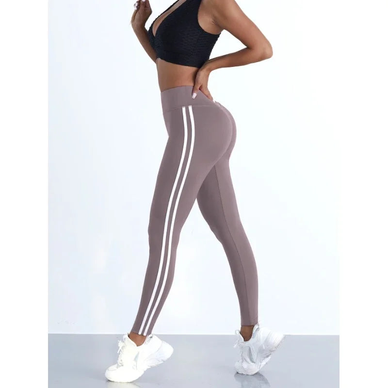 Striped Gym Leggings