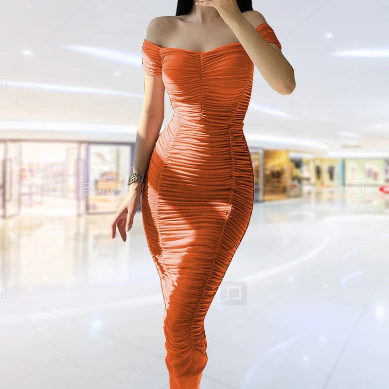 Women Summer Prom Dresses Evening Midi Bodycon Dress Elegant Club Sexy Outfits for Wedding Birthday Party