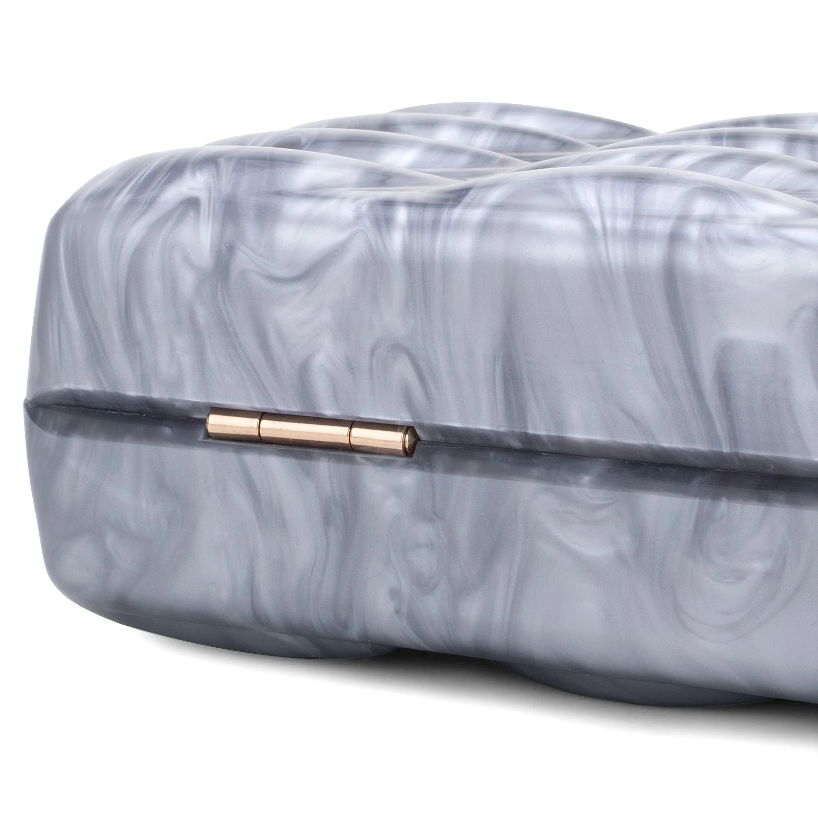 Luxury Evening Bag For Women Elegant Acrylic Hard Surface Ladies Clutch 5 Color Hangbag Party Wedding Shoulder Bags 2024 Fashion