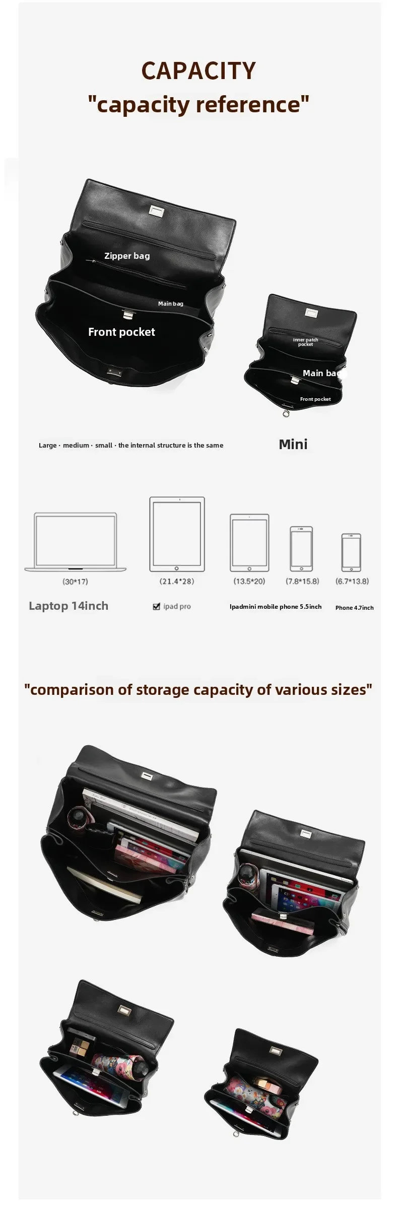 Rodeobag leather handbag, single shoulder crossbody bag, large capacity women's commuting high-end tote bag