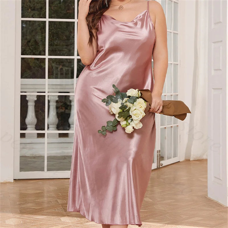 Plus Size Swing-Collar Nightdress