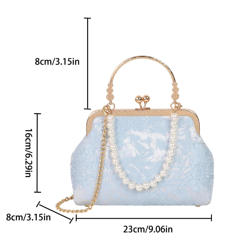 Vintage Pearl Evening Bag