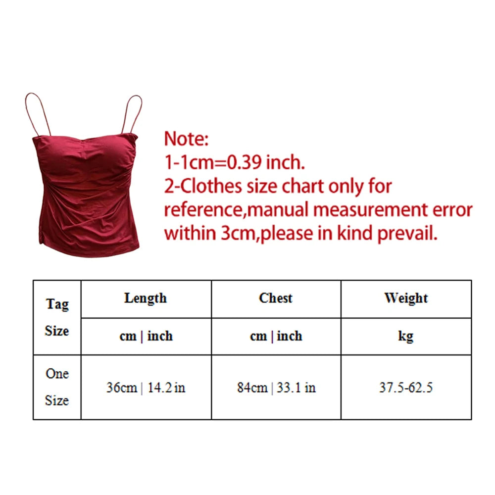 Women Tank Tops Spaghetti Strap Camisole Solid Color Push Up Padded Tank Top with Cups Girls Sports Vest Tops Summer Camis