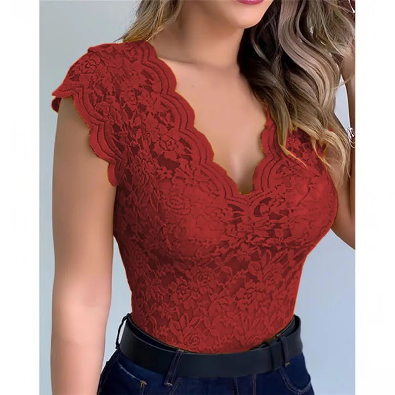 New Tanks For Women Summer Women Lace Sexy Camisole V Neck Tank Top Underwear Vest Candy Color Bralette Female Lace Underwears