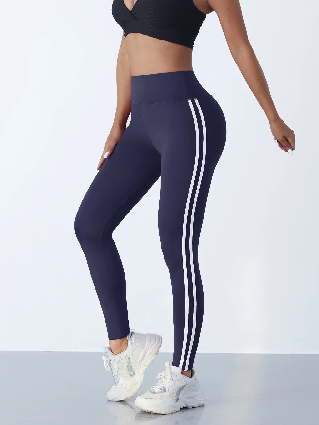Striped Gym Leggings
