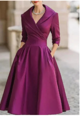 2025 New Women's Bodycon Dress Elegant Belted Midi Dress for Wedding Guest Office Formal Dress
